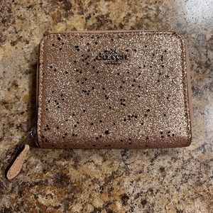 Coach zip up wallet